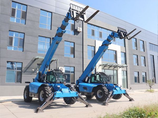 Telescopic boom forklift