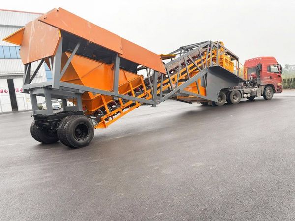 Mobile Concrete Batching Plant